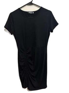 Aifer Short Sleeve Ruched Bodycon Mini Dress